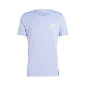 adidas adizero tee blue heren jersey met korte mouwen