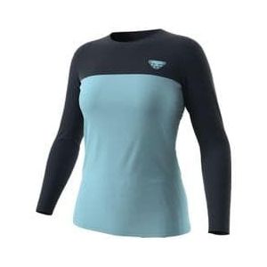 dynafit traverse s tech blue women s long sleeve sweater