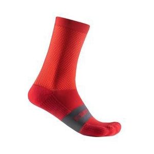 castelli espresso 15 unisex sokken rood