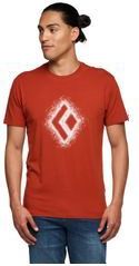 Black Diamond Chalked Up 2 0 T-shirt Met Korte Mouwen Oranje L Man
