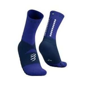 compressport ultra trail sokken v2 0 hoog blauw