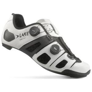 lake cx242 regular white black road shoes