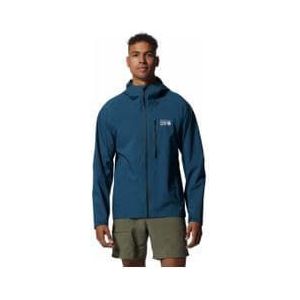 mountain hardwear new stretch ozonic waterproof jacket navy