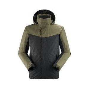 lafuma jaipur gtx fleece khaki rain jacket for men