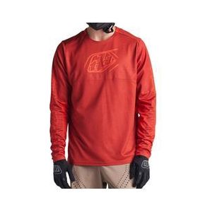 troy lee designs sprint icon orange long sleeve jersey