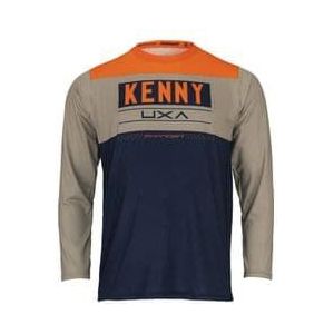 kenny charger long sleeve jersey blauw  oranje