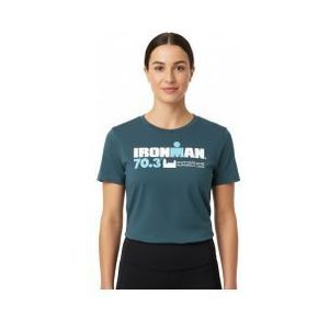 dames ironman 70 3 rapperswil turquoise blauw korte mouw t shirt