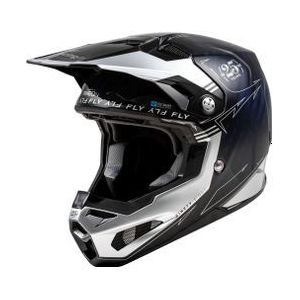 fly racing fly formula s carbon legacy integraalhelm carbon blauw  zilver