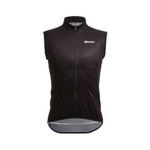 santini nebula mouwloos windjack vest zwart