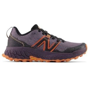 trail loopschoenen new balance fresh foam x hierro v7 grijs oranje dames