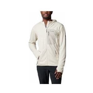 columbia triple canyon grid hooded fleece wit