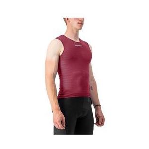 castelli pro mesh 2 0 bordeaux sleeveless jersey