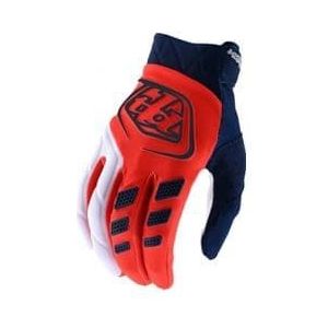 troy lee designs revox orange gloves