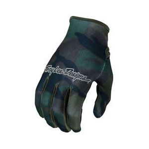 troy lee designs flowline geborsteld camo legergroen handschoenen
