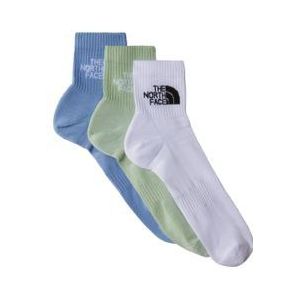 3 paar the north face multi sport short socks white green blue  x3