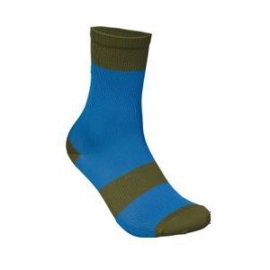poc essential mtb kids socks blue green