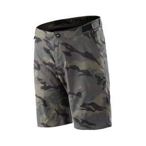 troy lee designs flowline shifty shell spray camo military shorts