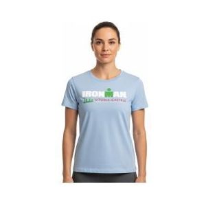 ironman vitoria dames hemelsblauw korte mouw t shirt