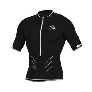 spiuk team biomechanic short sleeve top zwart wit