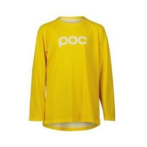 poc essential mtb yellow long sleeve jersey