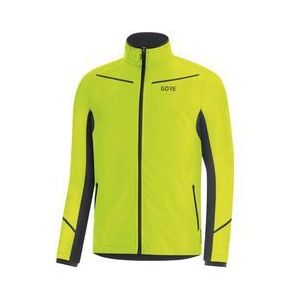 gore wear r3 partial running jacket fluo yellow