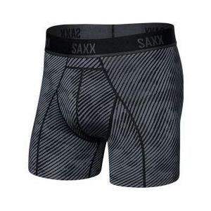 boxer saxx kinetic light compression mesh brief black grey