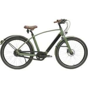 stadsfiets queen electric high frame enviolo city ct 504wh 26  groen khaki 2022