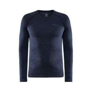 craft core dry active comfort long sleeve under jersey dark blue