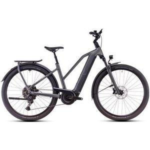 cube kathmandu hybrid pro 800 trapeze elektrische hybride fiets shimano cues 11s 800 wh 700 mm slab grey 2025