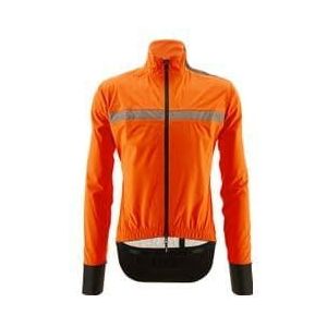 santini guard neo shell waterproof jas oranje