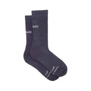 quoc all road charcoal blue socks