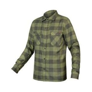 endura hummvee flannel shirt green