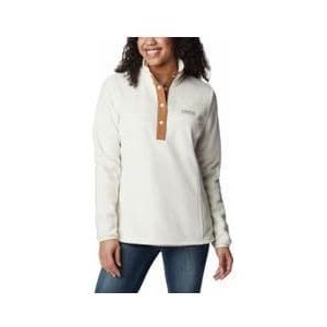 women s columbia benton springs 1 2 zip fleece sweatshirt white