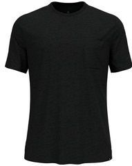Odlo - Essentials Natural Jersey - T-shirt - Zwart - Korte Mouwen