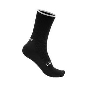 sokken met hoge kraag zwart wit