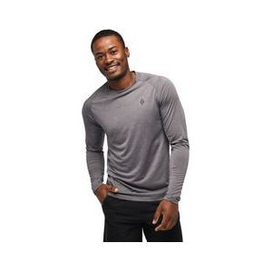 Black Diamond Lightwire Tech T-shirt Met Lange Mouwen Grijs L Man