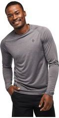 Black Diamond Lightwire Tech T-shirt Met Lange Mouwen Grijs L Man