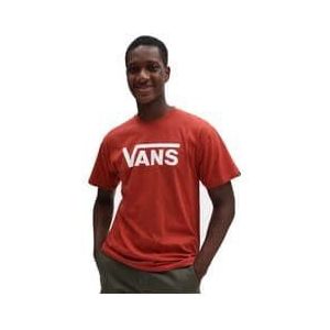 vans classic short sleeve t shirt rood