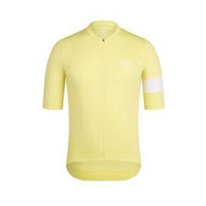 Rapha - Core Jersey - Geel Wit - Heren - Korte Mouwen