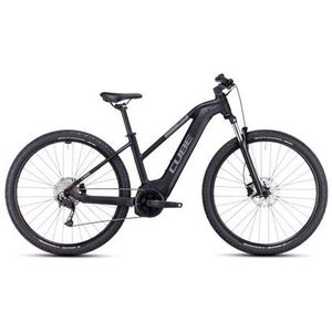 cube reactie hybride performance 625 trapeze elektrische hardtail mtb shimano alivio 9s 625 wh 27 5  zwart 2023