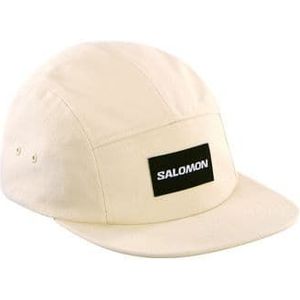 salomon five panel beige unisex cap