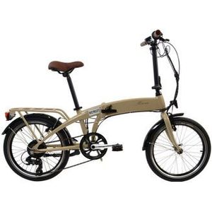bicyklet marcus elektrische vouwfiets shimano tourney 6s 418 wh 20  ivory beige 2022