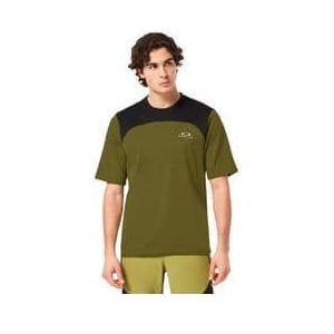 oakley free ride short sleeve jersey green