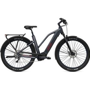 vtc electrique o2 feel vern adventure power 8 1 mid shimano deore 10v 720 wh 27 5  gris anthracite 2023