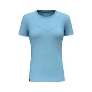 dames salewa pure eagle frame t shirt blauw