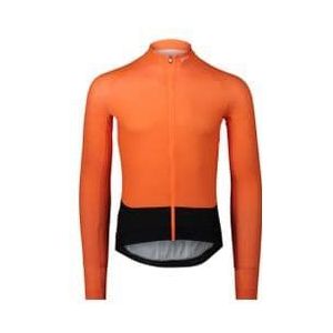 poc essential road orange long sleeve jersey
