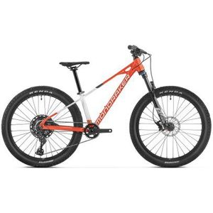 mondraker trick 24 microshift advent x 10v 24  red 2024 semi rigid mountainbike voor kinderen