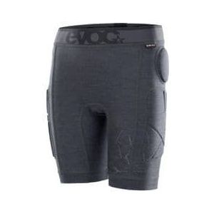 evoc crash pants kids protective shorts grey