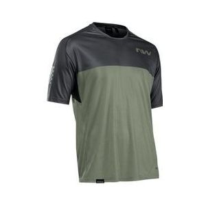 northwave edge short sleeve jersey zwart groen