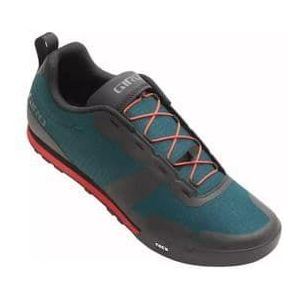 giro tracker fastlace mountain blue bright red mtb schoenen